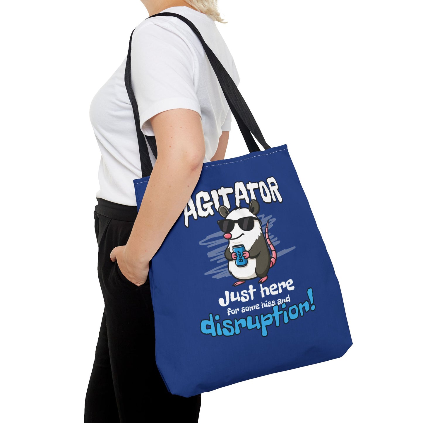 Troublemaker Opossum Tote Bag