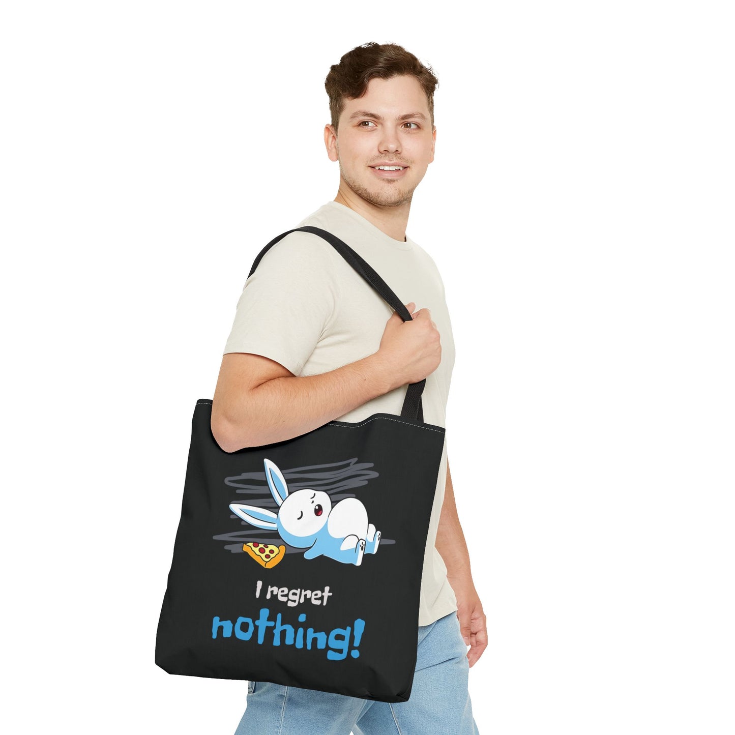 No Regrets Bunny Tote Bag