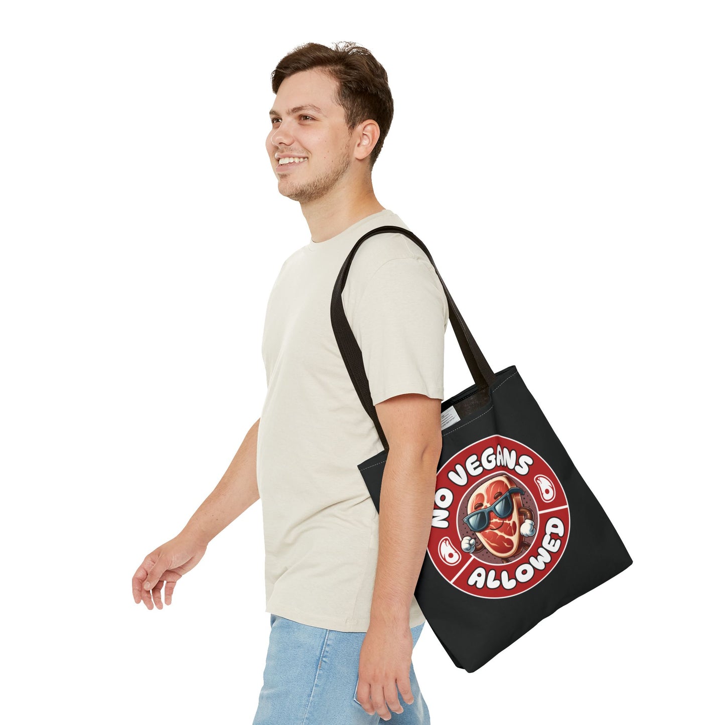 No Vegans Tote Bag