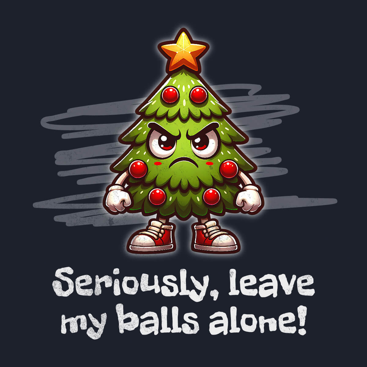 Grumpy Christmas Tree