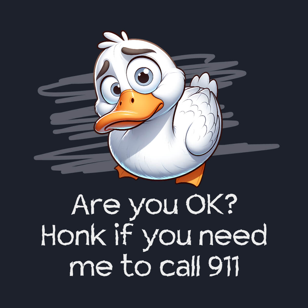 Worried Goose