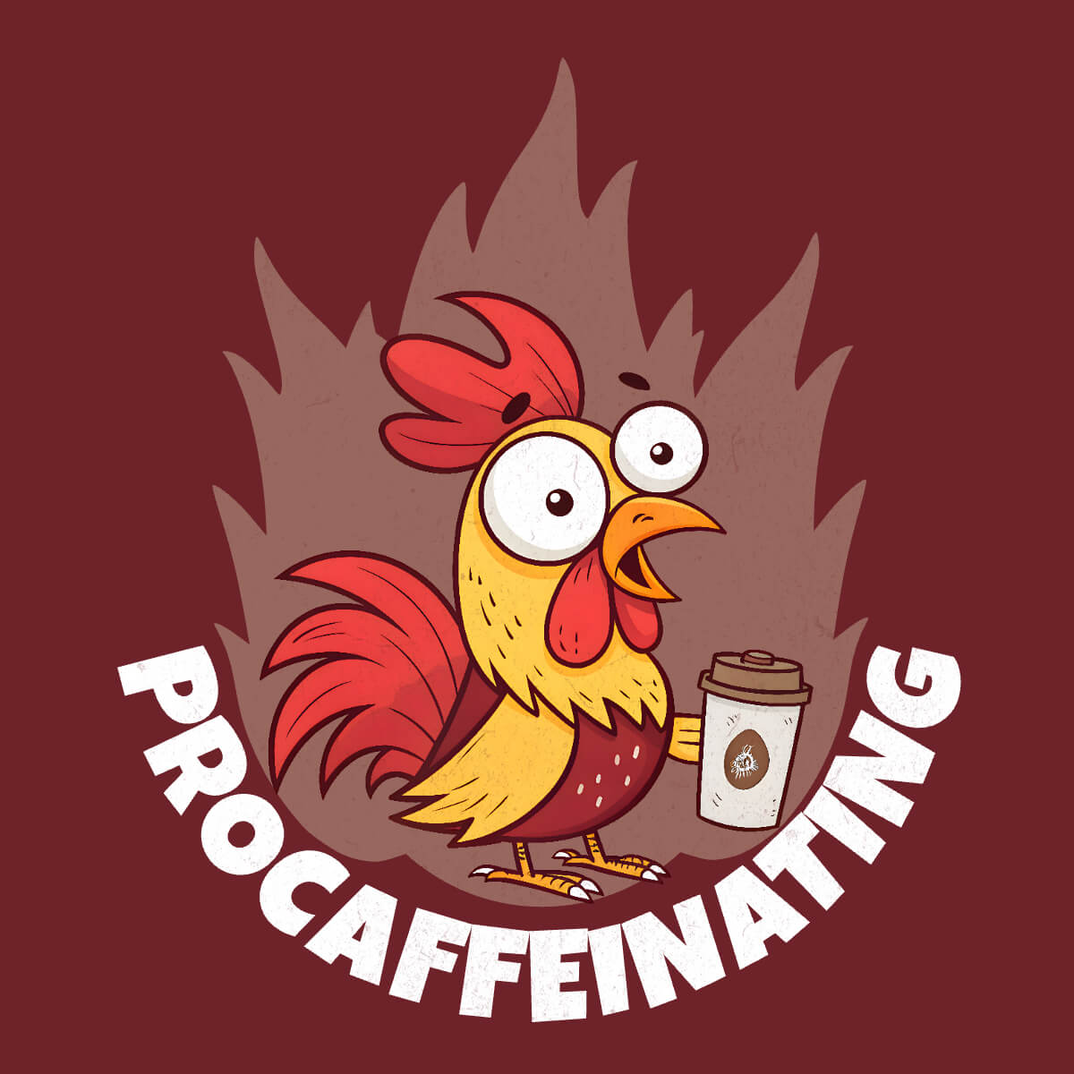 Procaffeinating Rooster