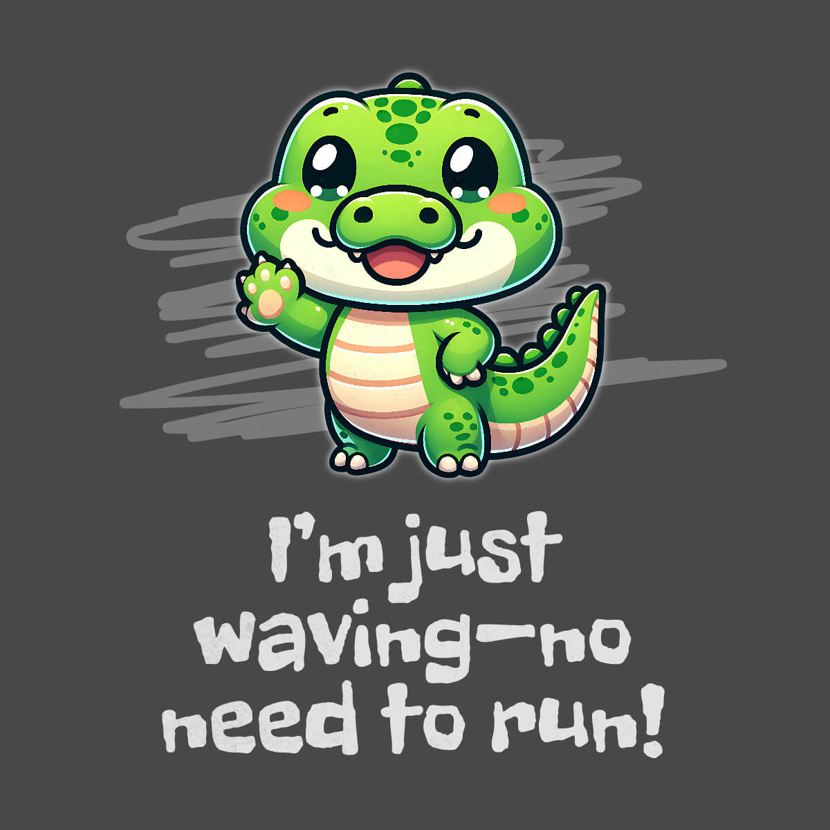 Waving Croc