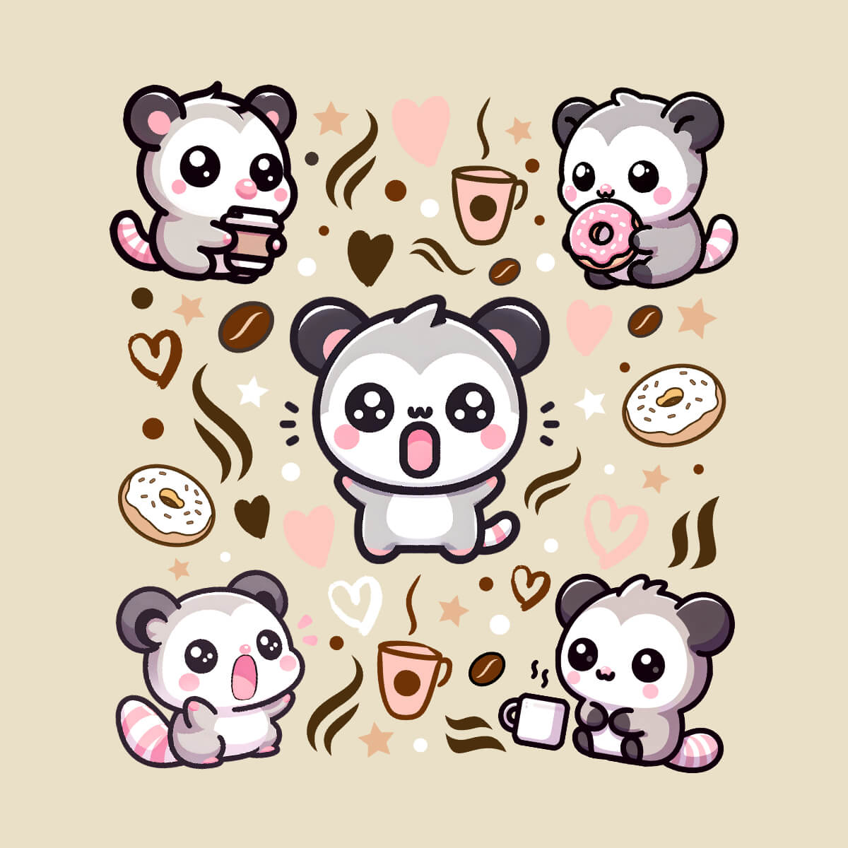 Opossums and Coffee