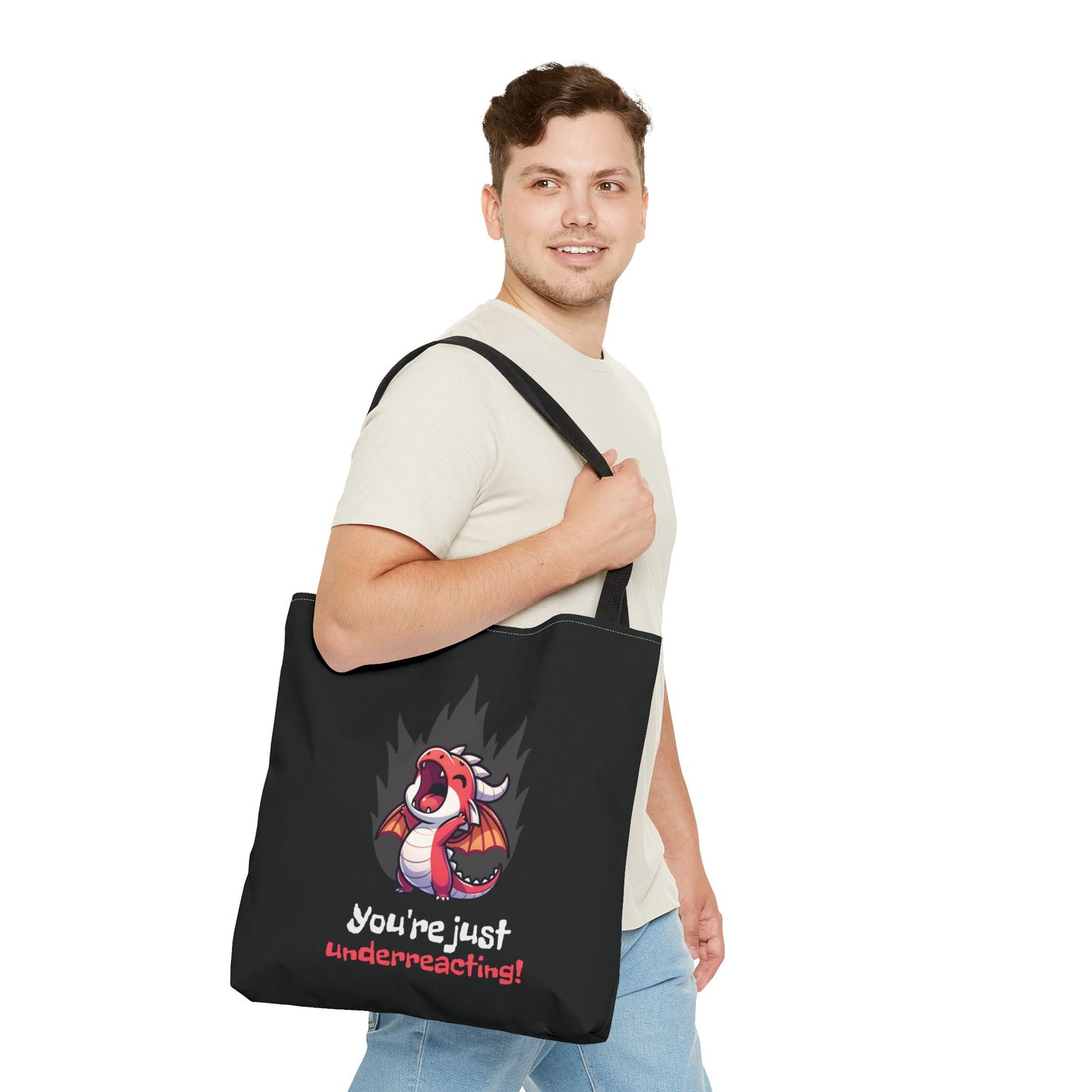 Overreacting Dragon Tote Bag
