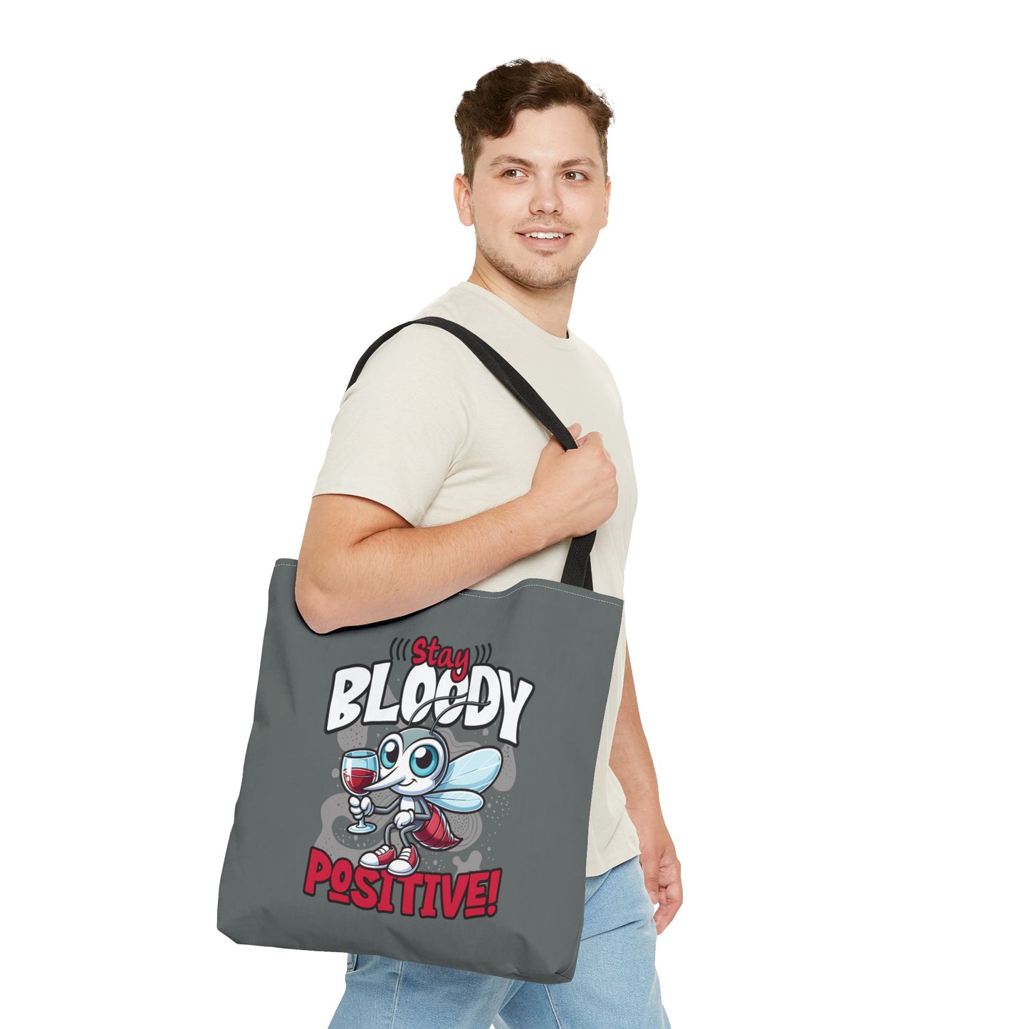 Bloody Positive Mosquito Tote Bag