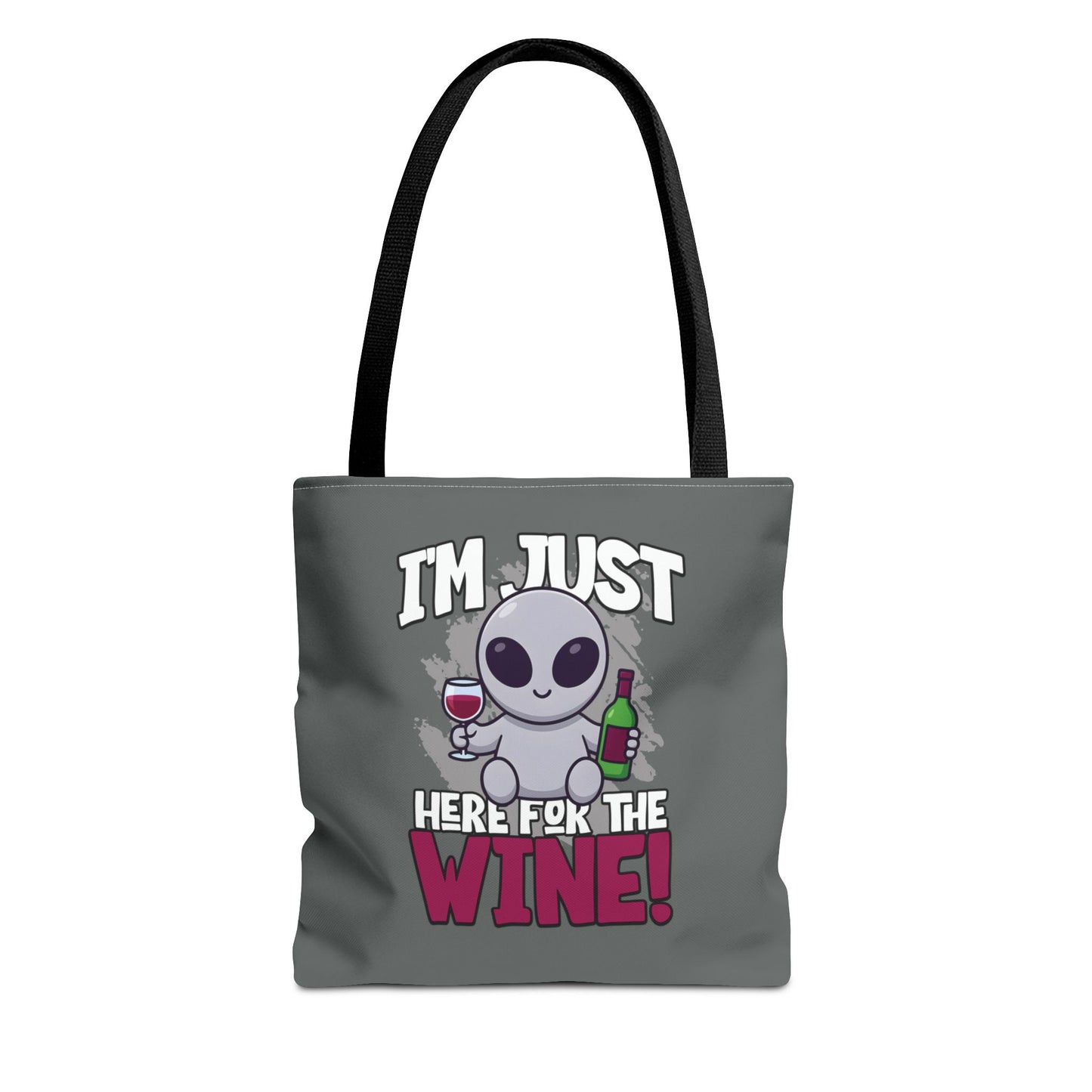 Alien Wine Lover Tote Bag