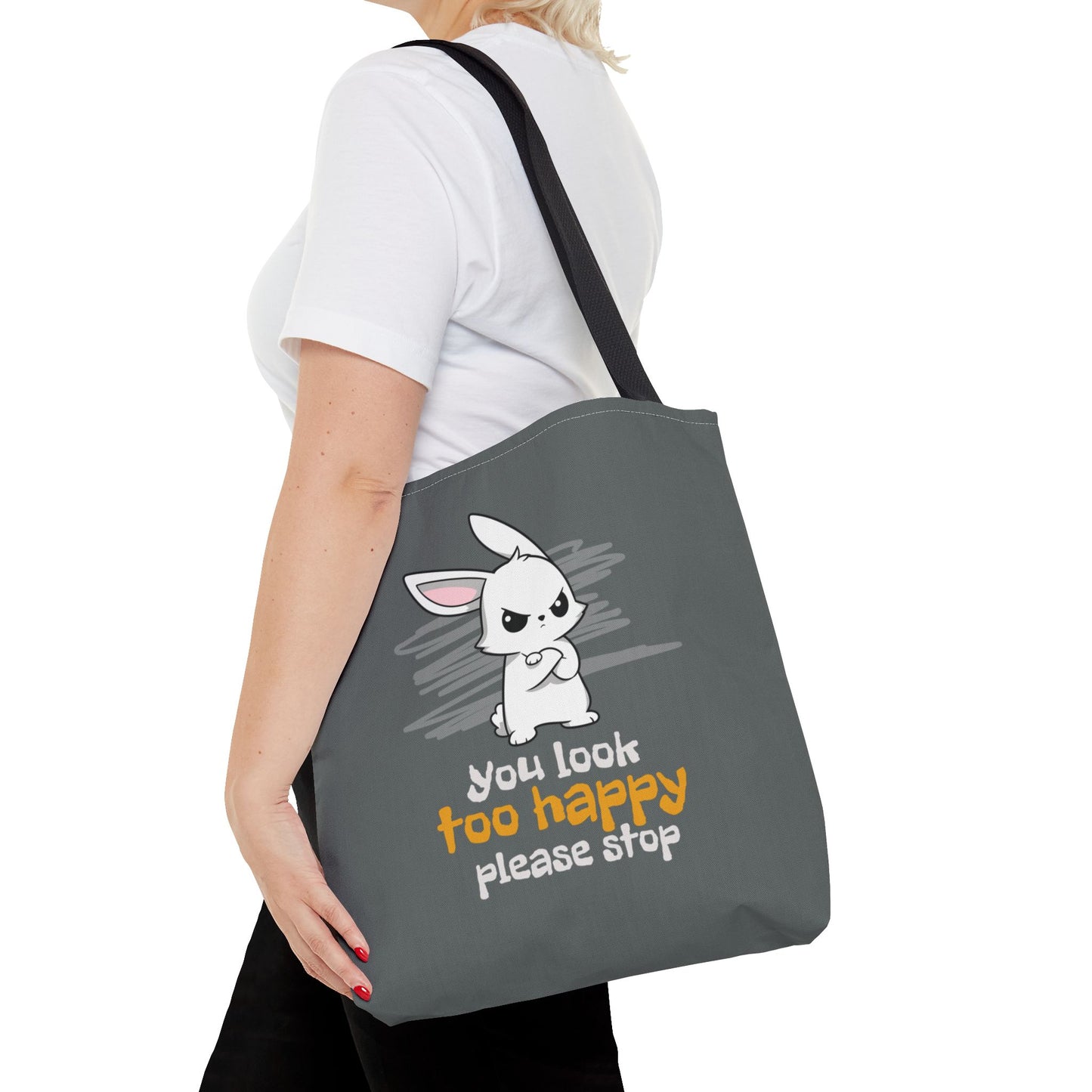 Grumpy Bunny Tote Bag