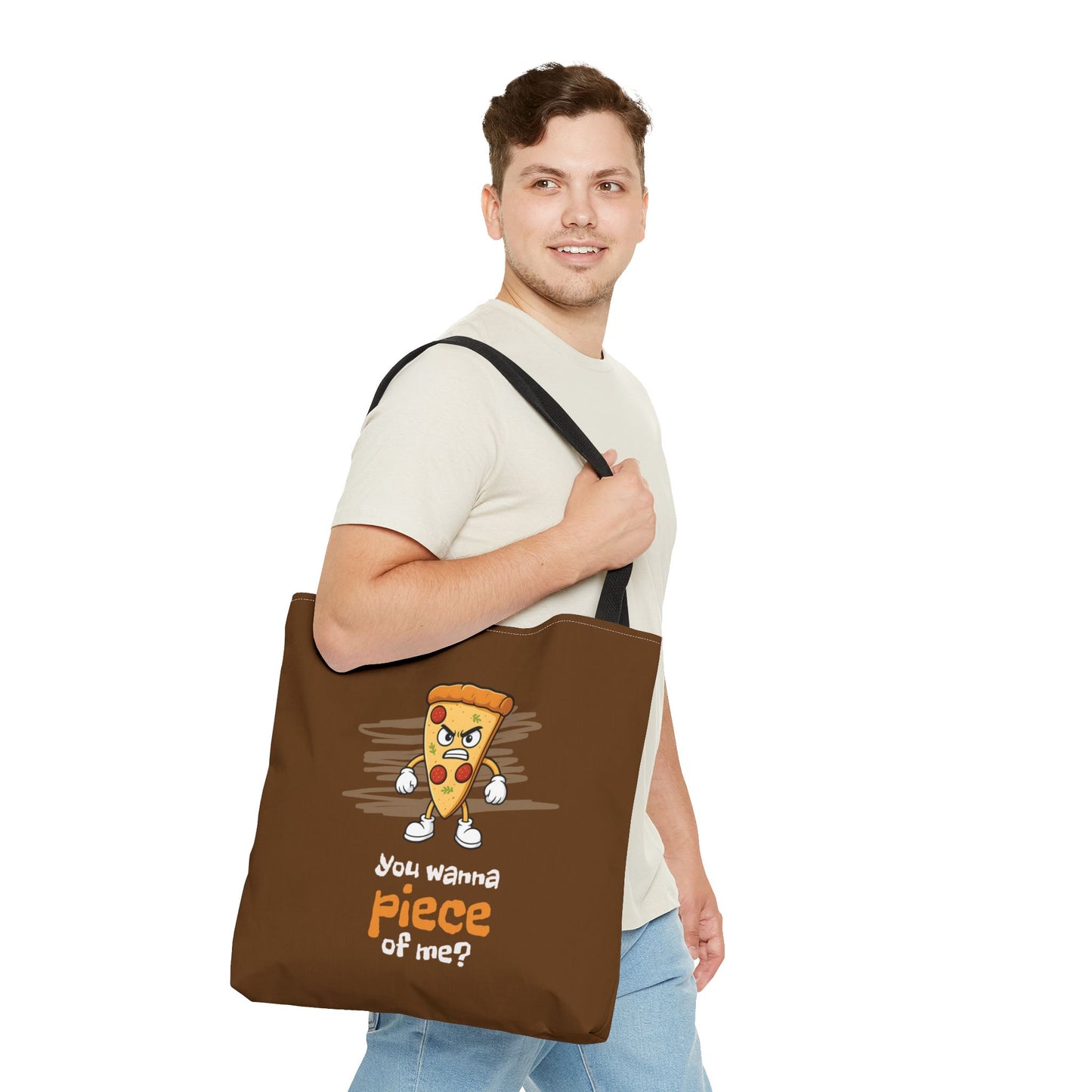 Tough Pizza Slice Tote Bag