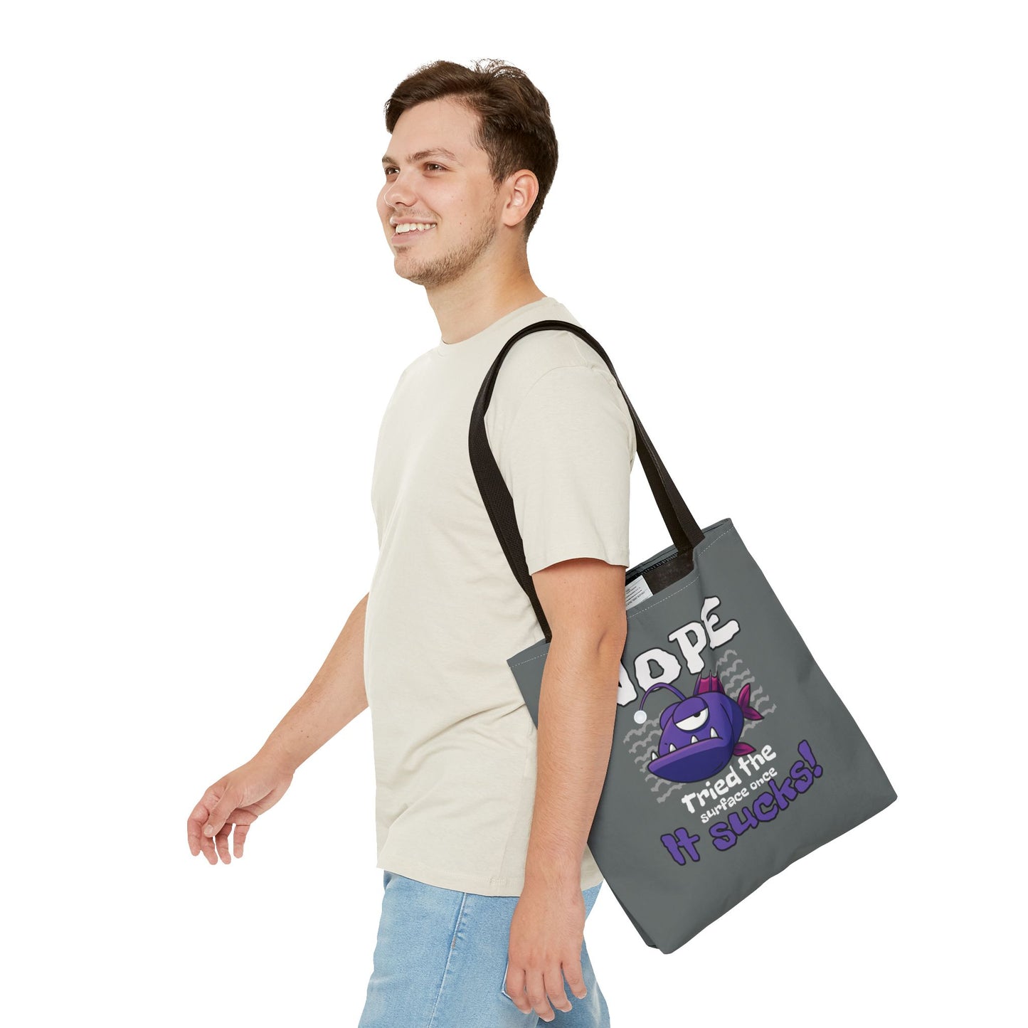 Anti-Social Anglerfish Tote Bag