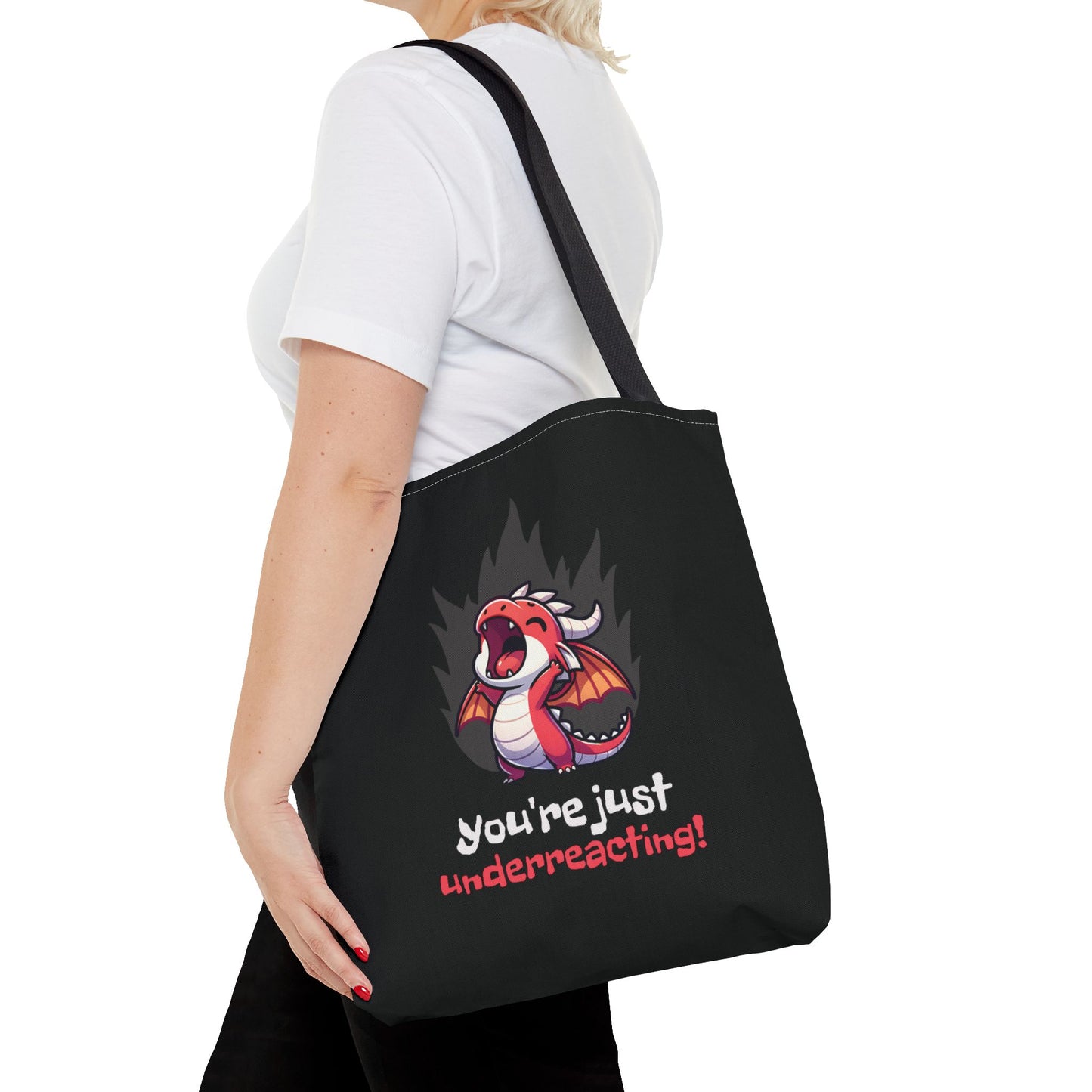Overreacting Dragon Tote Bag