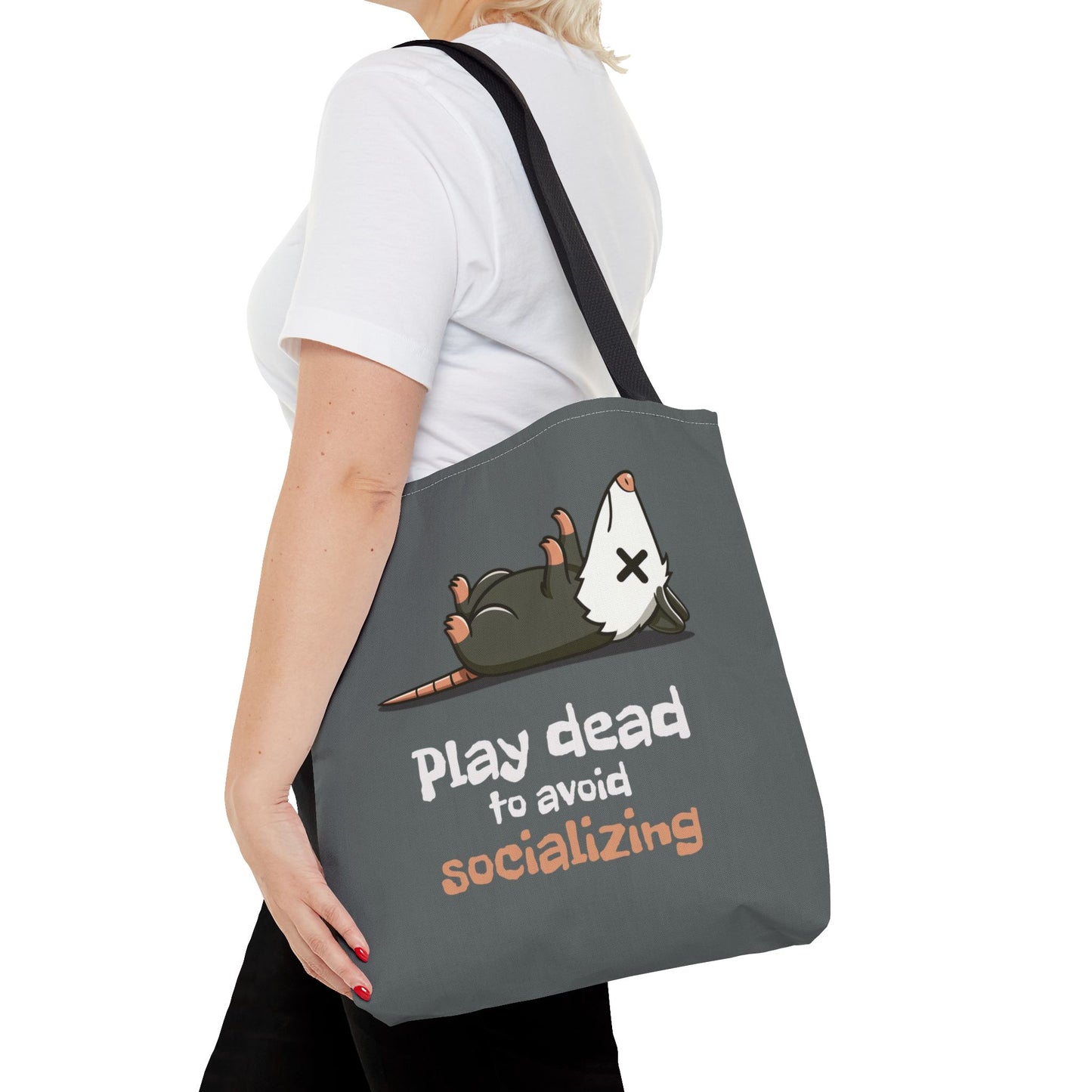 Anti-Social Opossum Tote Bag