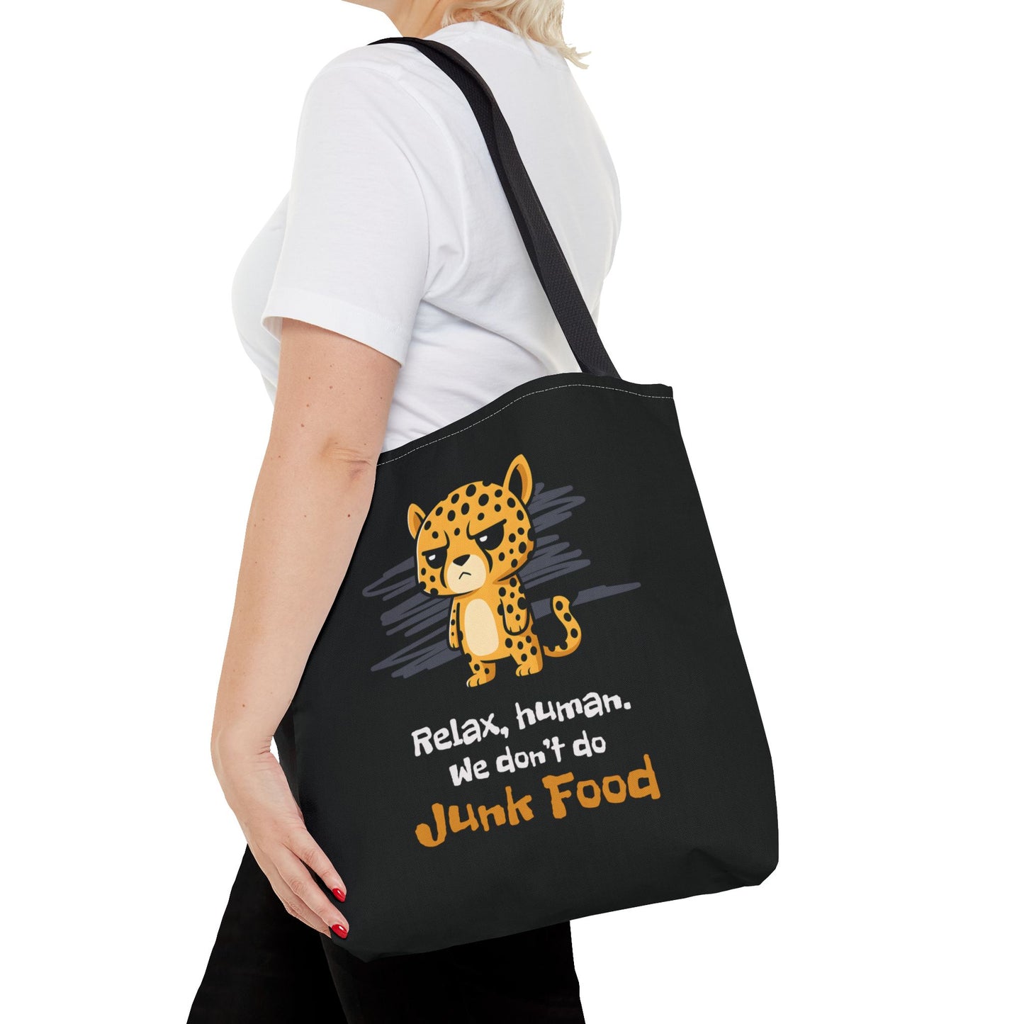 Junk Food Cheetah Tote Bag