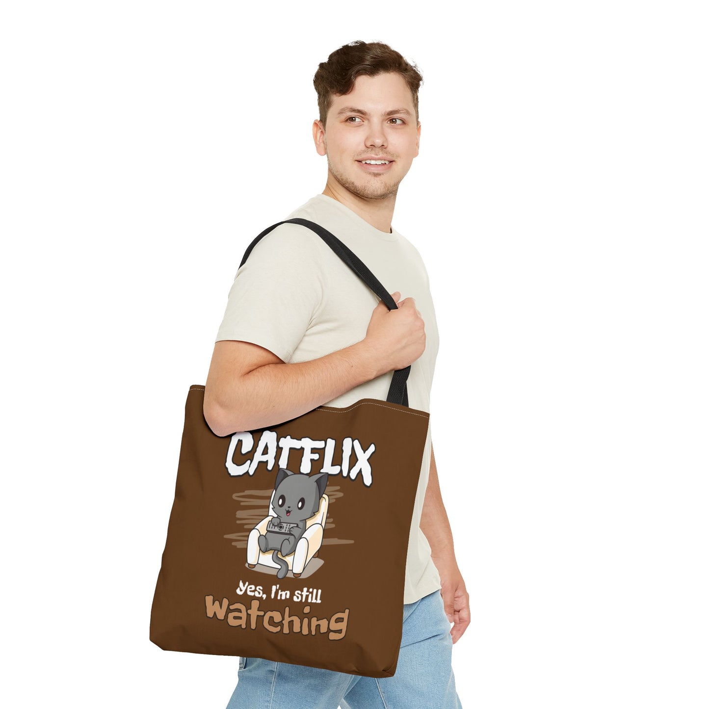 Catflix and Chill Tote Bag