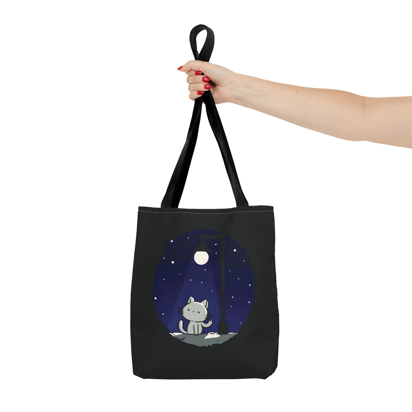 Midnight Kitty Tote Bag