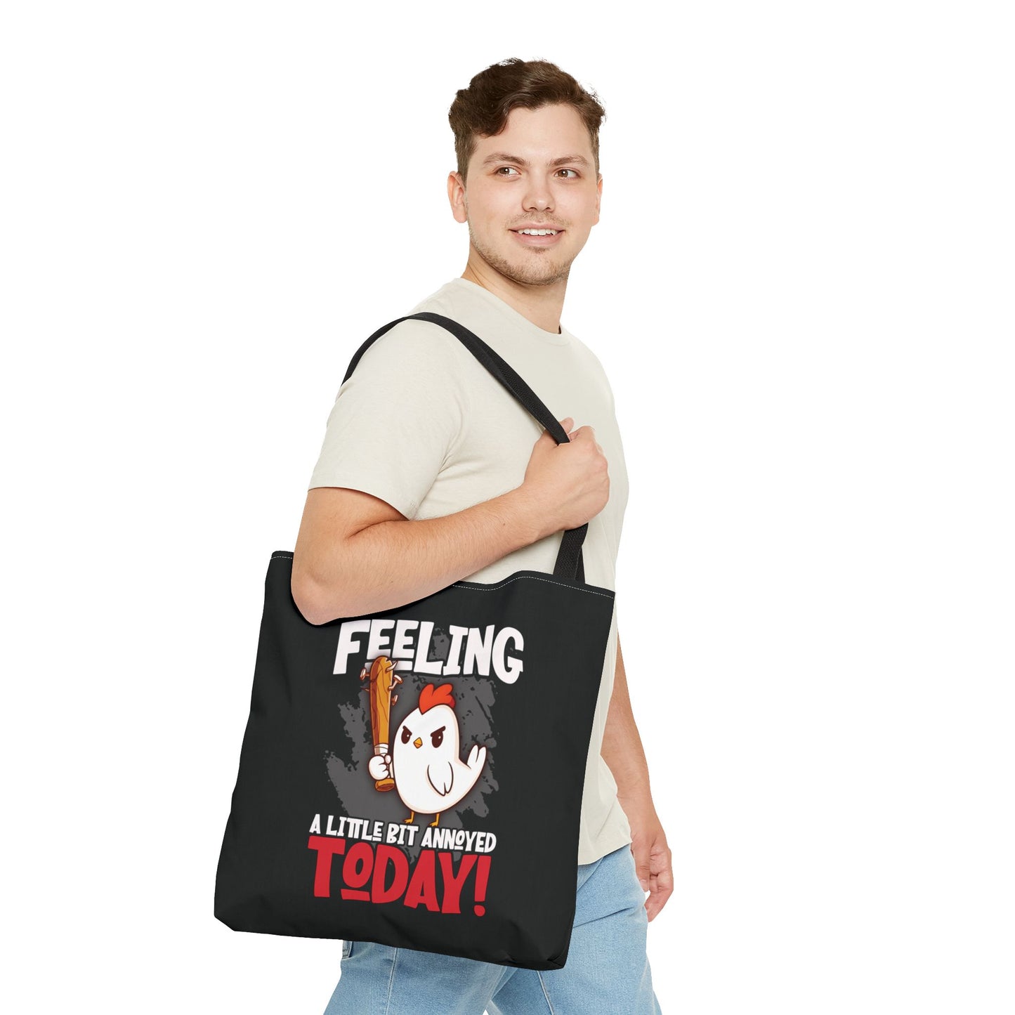 Annoyed Chicken Tote Bag