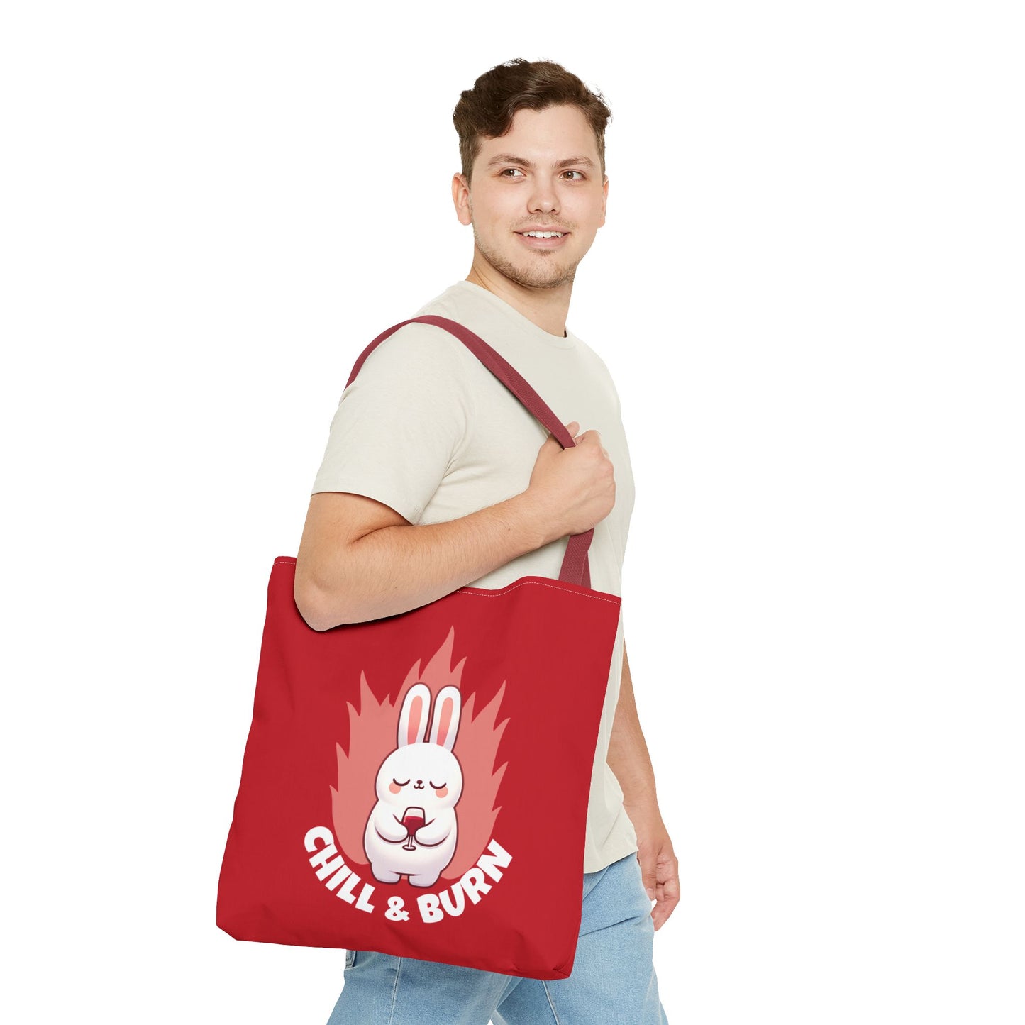 Chill and Burn Tote Bag