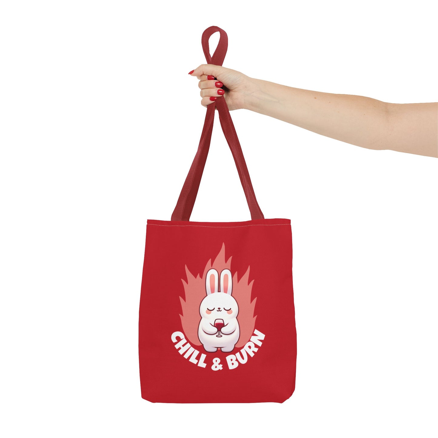 Chill and Burn Tote Bag