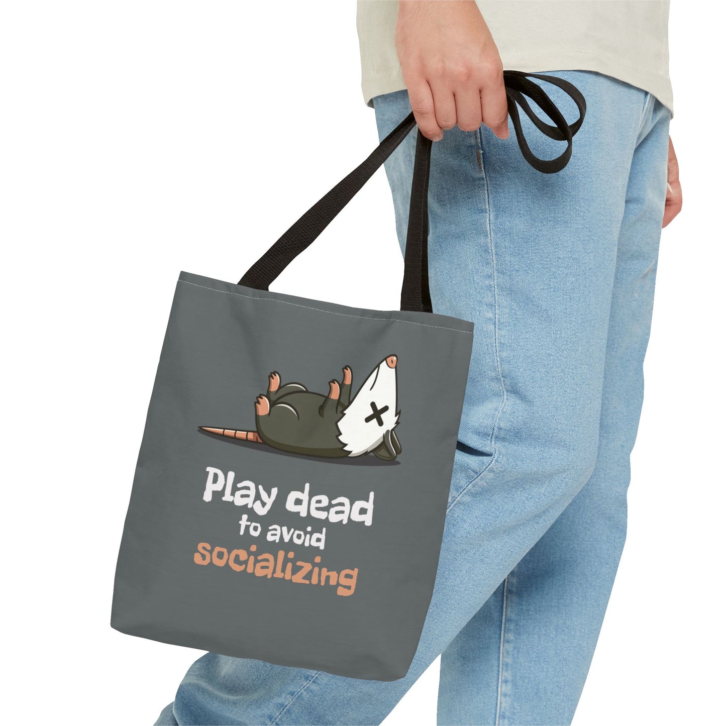 Anti-Social Opossum Tote Bag
