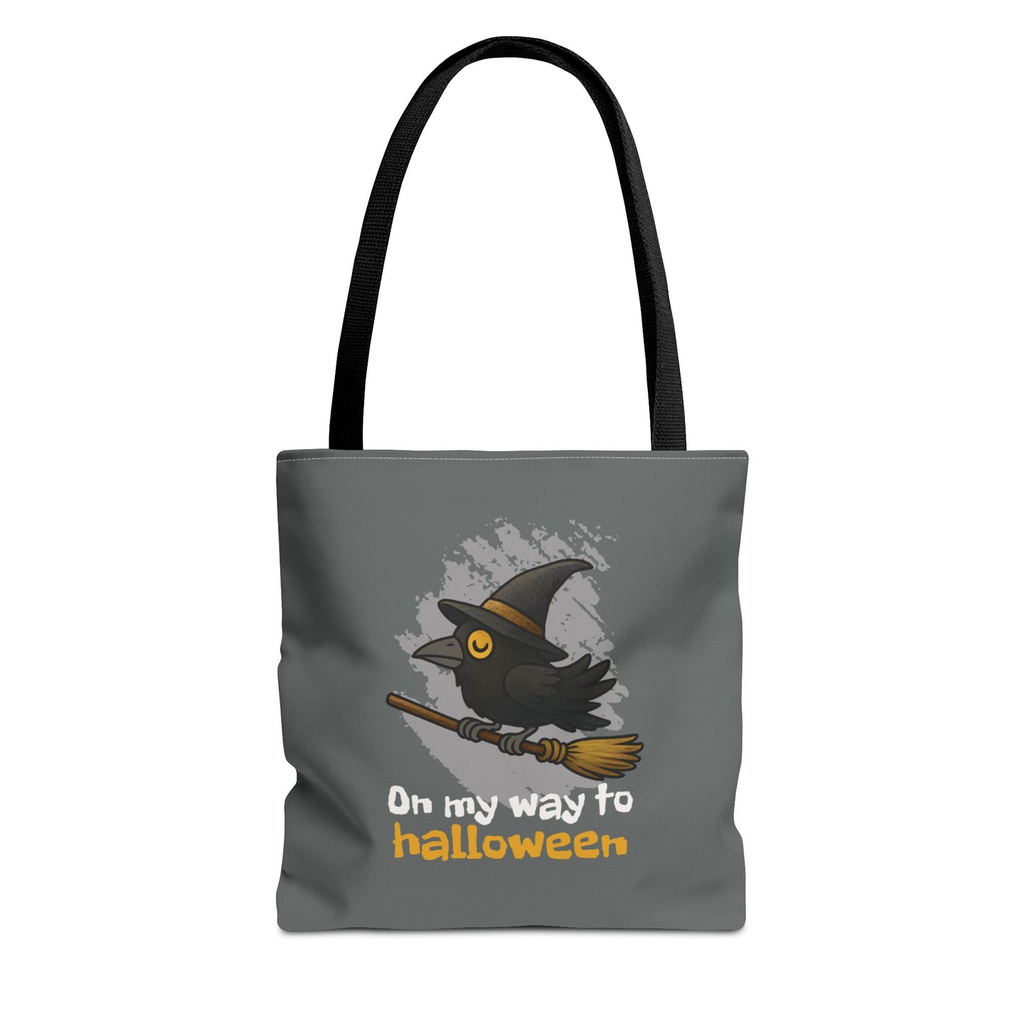 Broomstick Crow Tote Bag