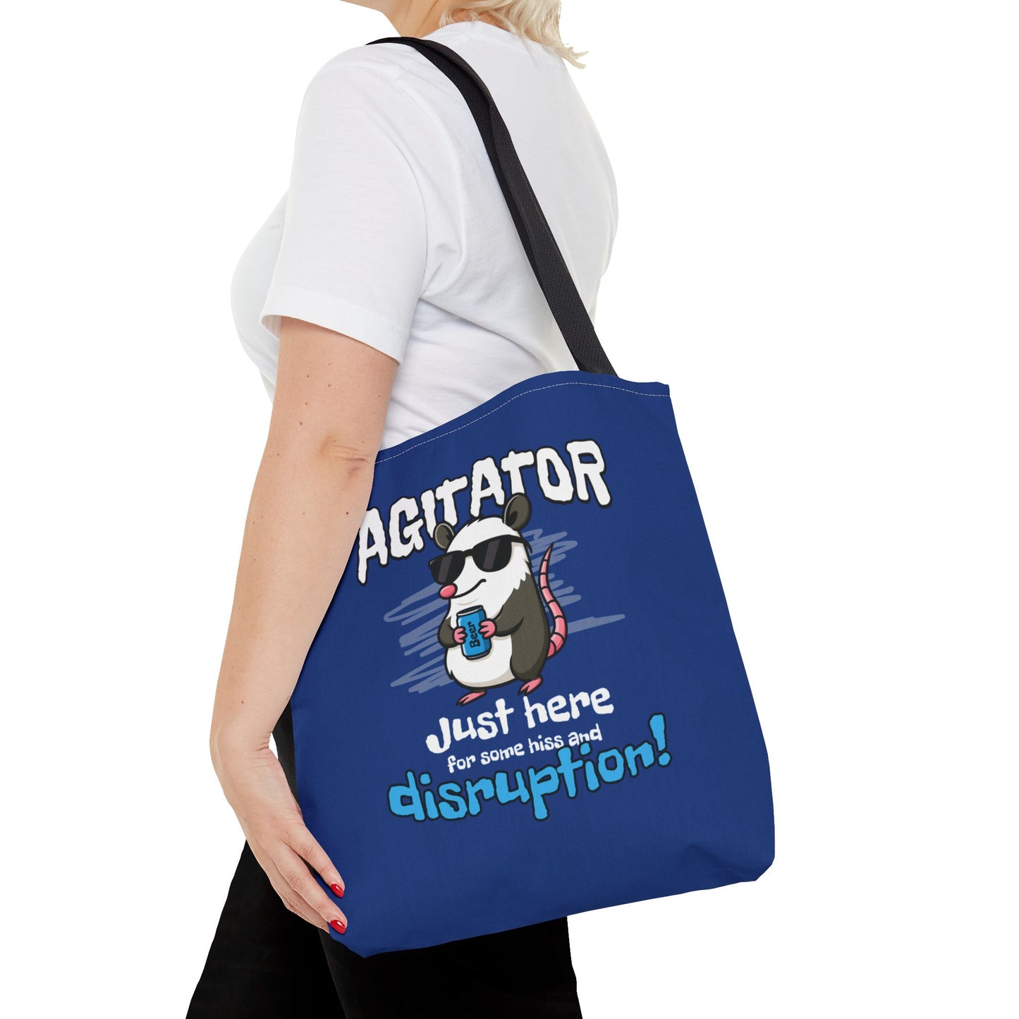 Troublemaker Opossum Tote Bag