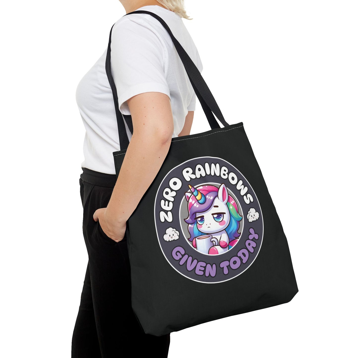 Zero Rainbows Unicorn Tote Bag