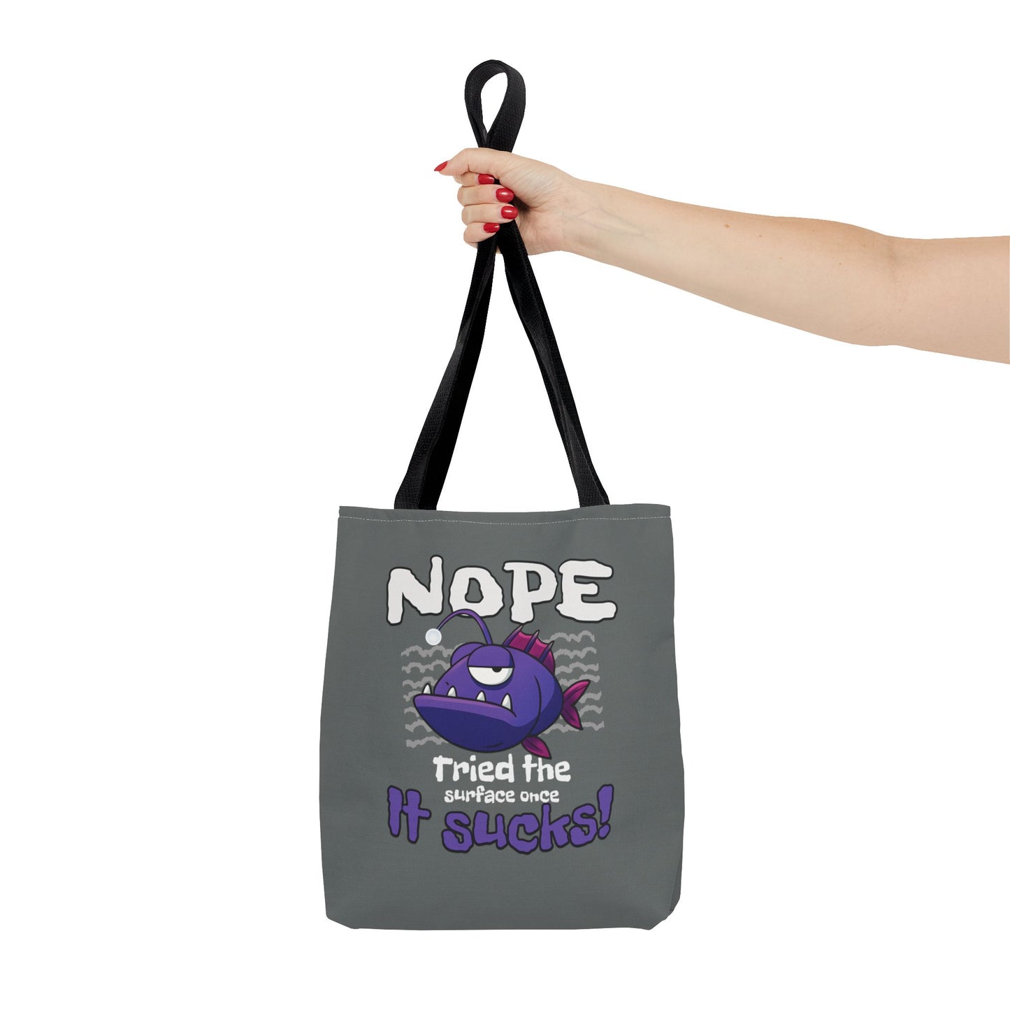 Anti-Social Anglerfish Tote Bag
