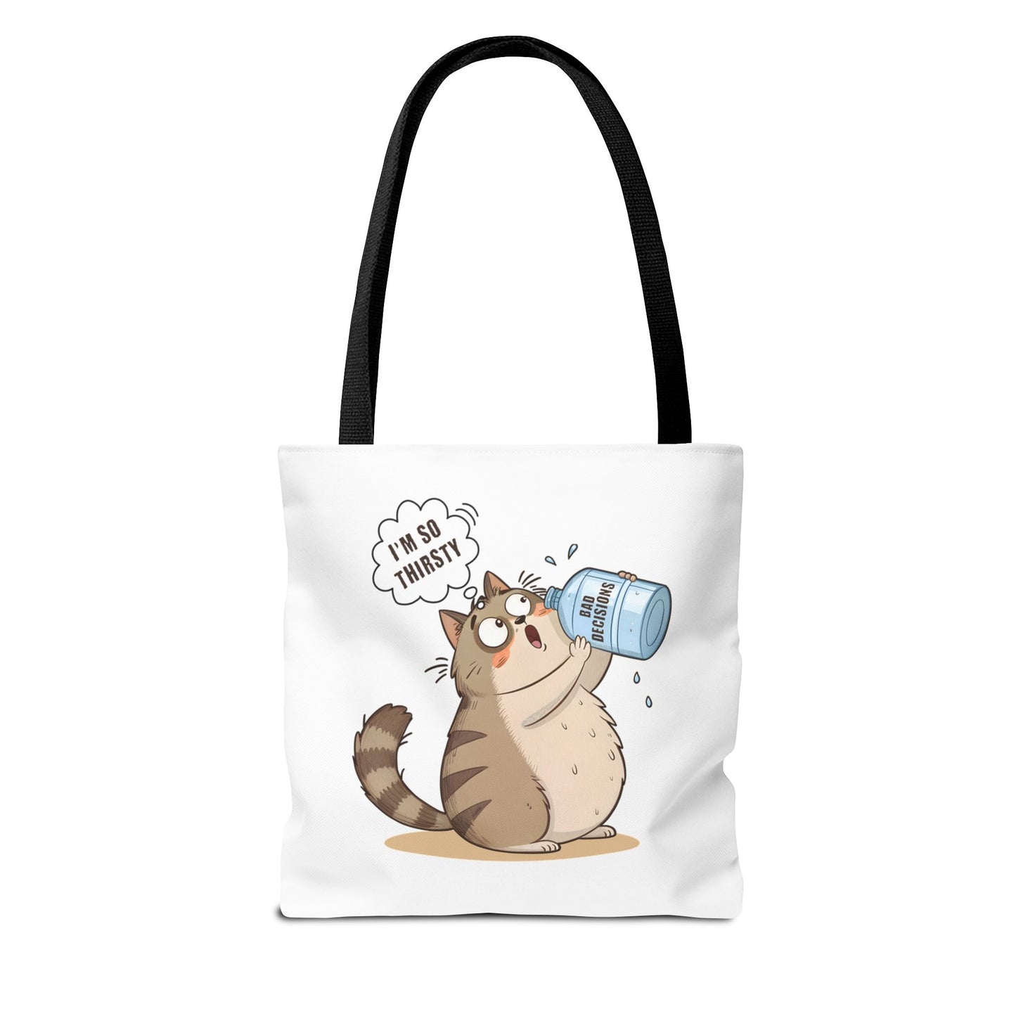 Thirsty Cat Tote Bag