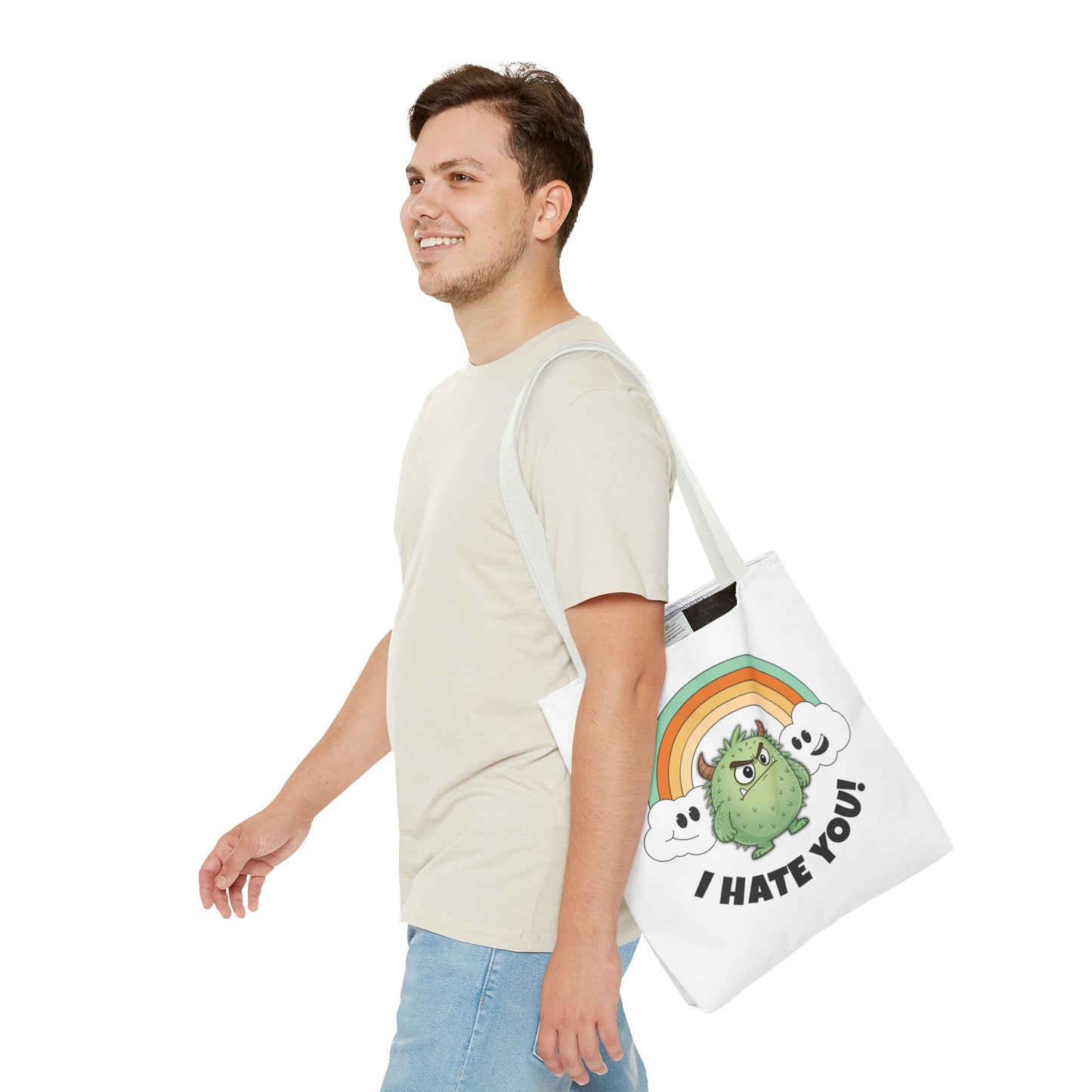 Annoyed Monster Tote Bag