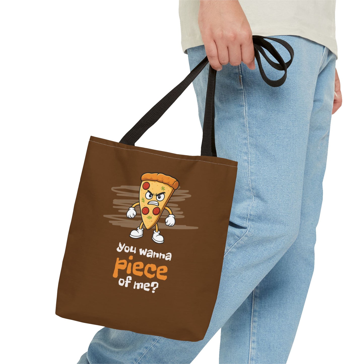 Tough Pizza Slice Tote Bag