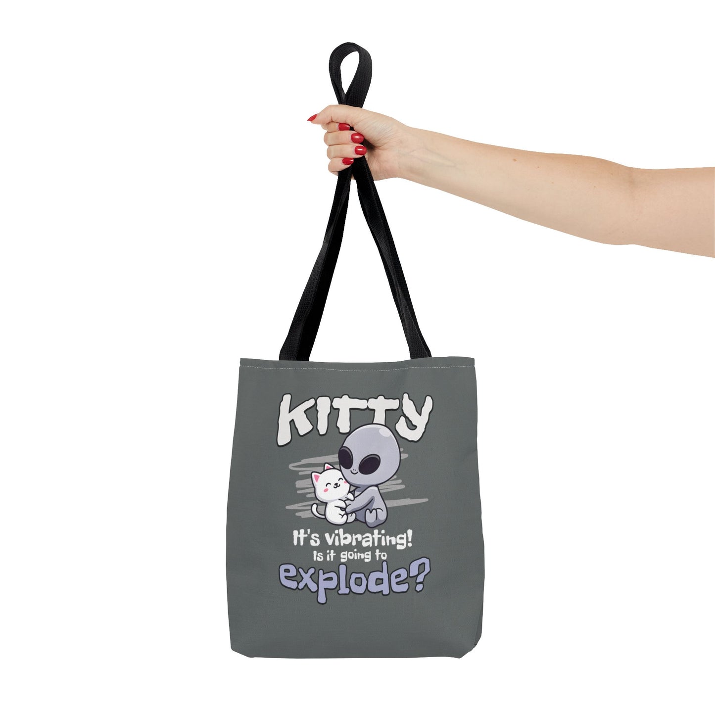 Vibrating Kitty Tote Bag