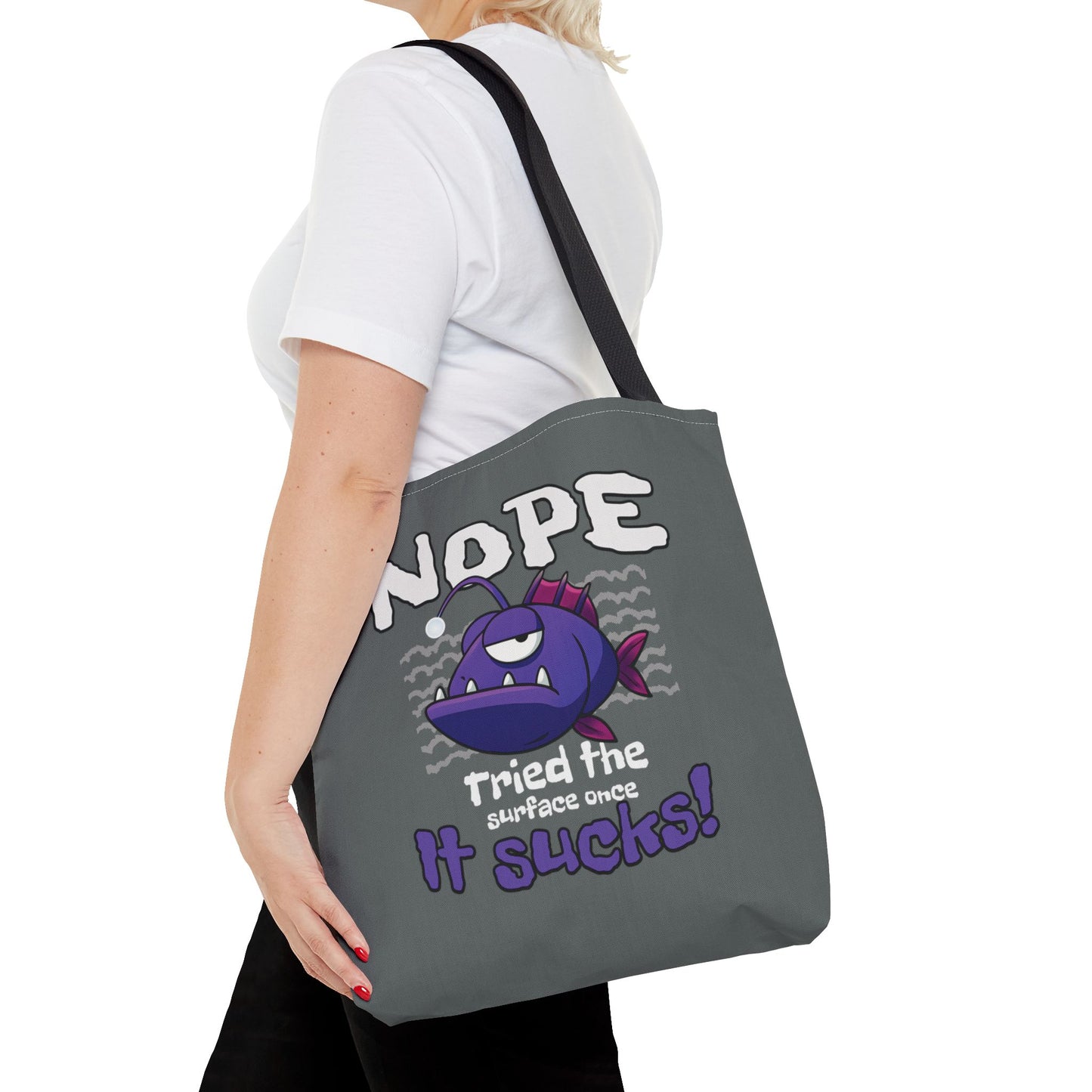 Anti-Social Anglerfish Tote Bag