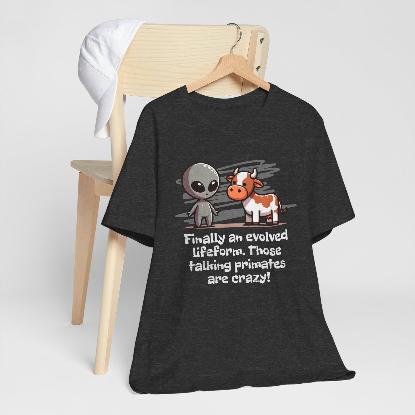 Alien Talking with Cow