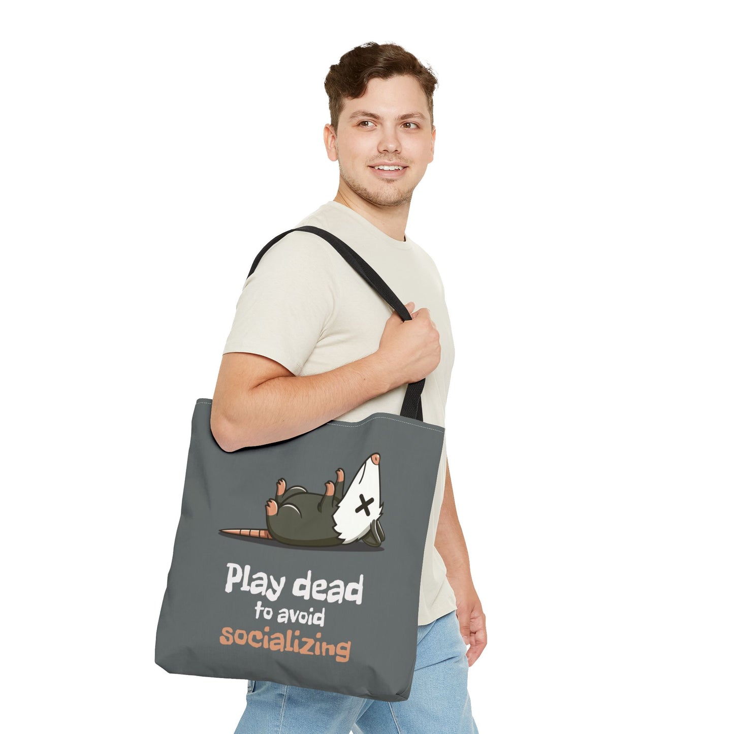 Anti-Social Opossum Tote Bag