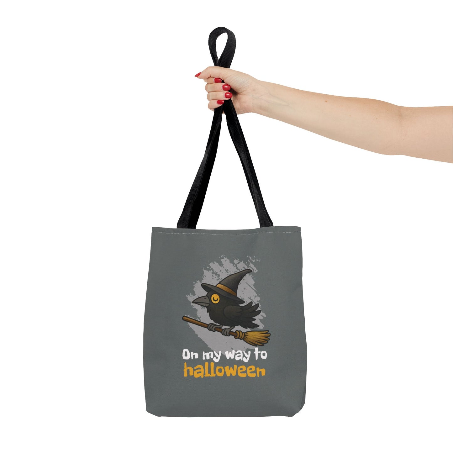 Broomstick Crow Tote Bag