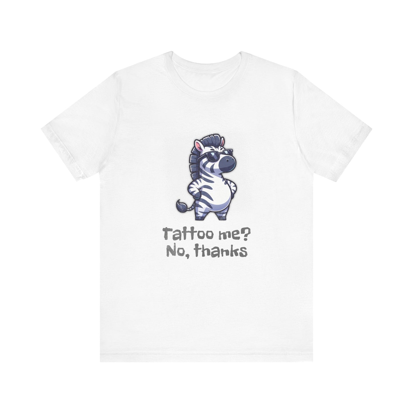 No Tattoos Zebra