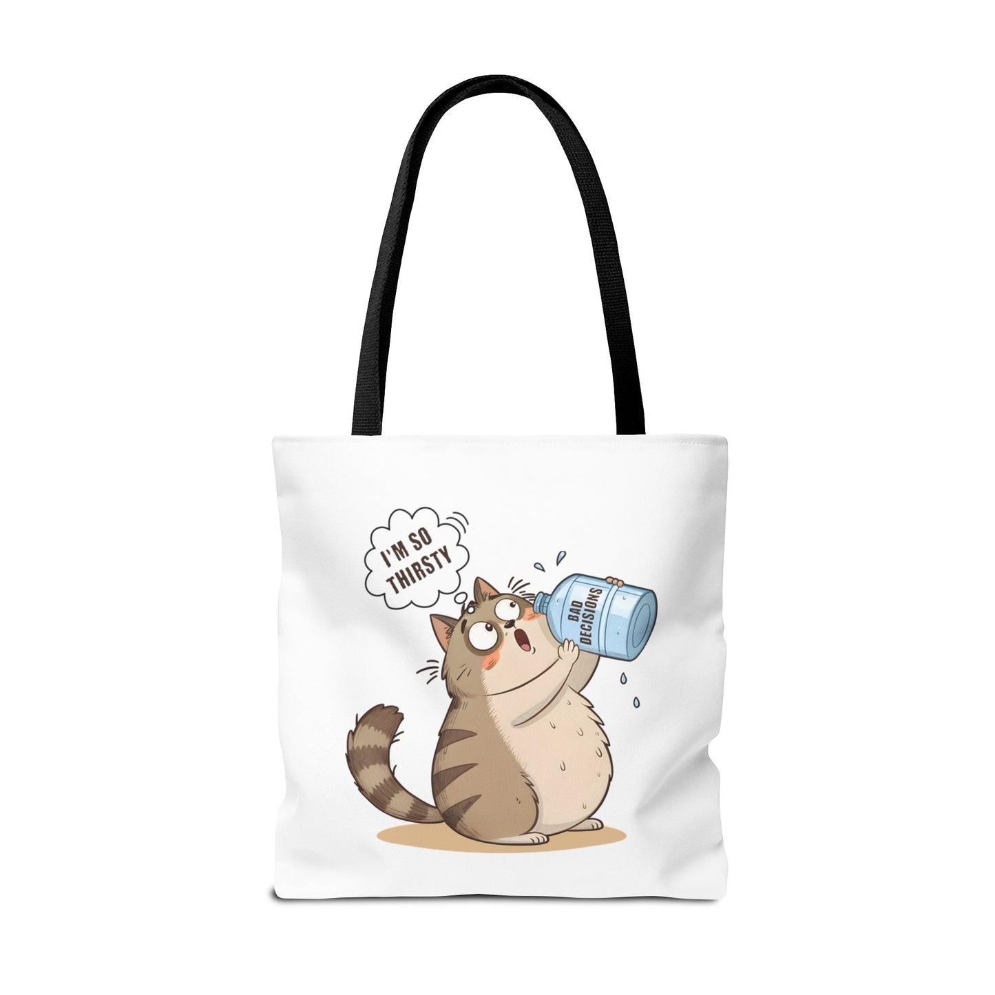 Thirsty Cat Tote Bag
