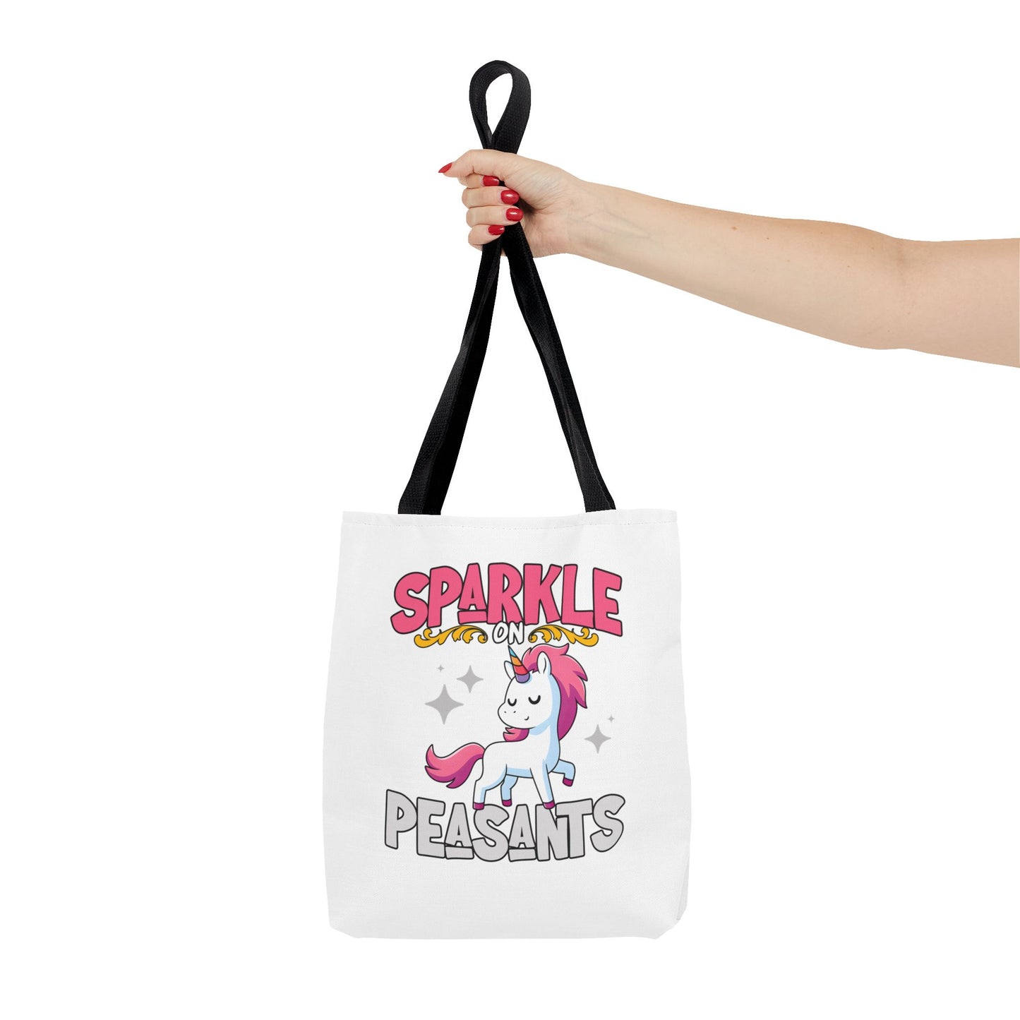 Sparkle On, Peasants Tote Bag