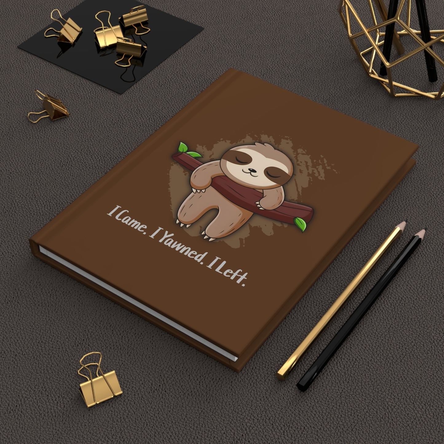 Yawn & Done Sloth Journal