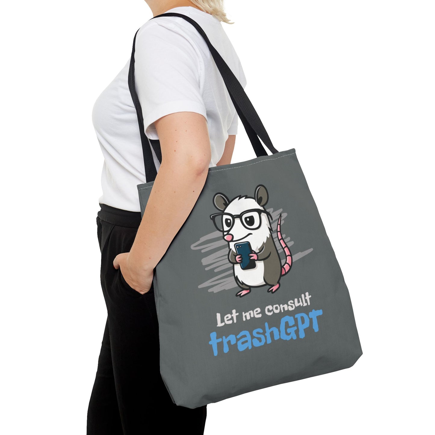 TrashGPT Opossum Tote Bag