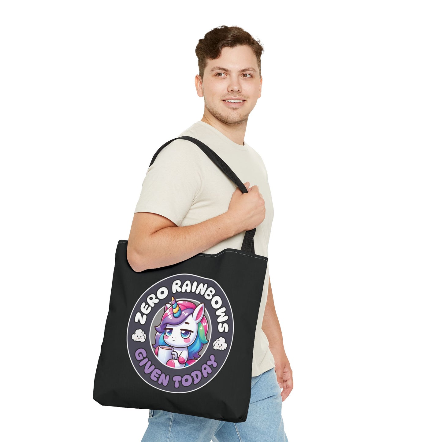 Zero Rainbows Unicorn Tote Bag