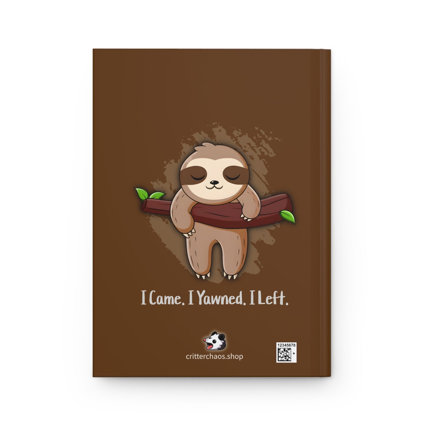 Yawn & Done Sloth Journal
