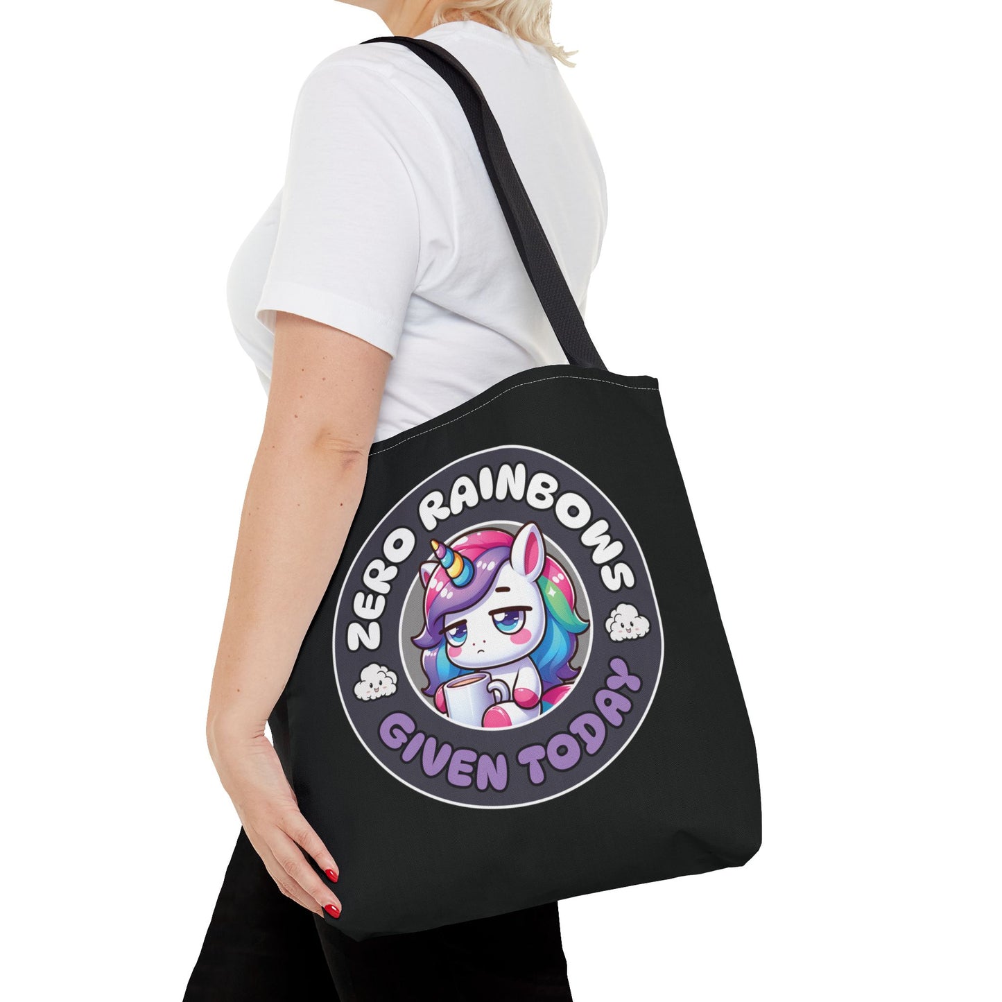 Zero Rainbows Unicorn Tote Bag