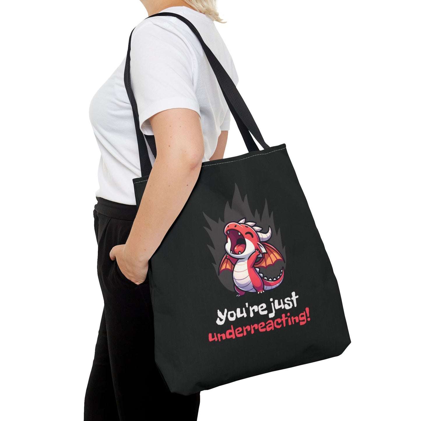 Overreacting Dragon Tote Bag