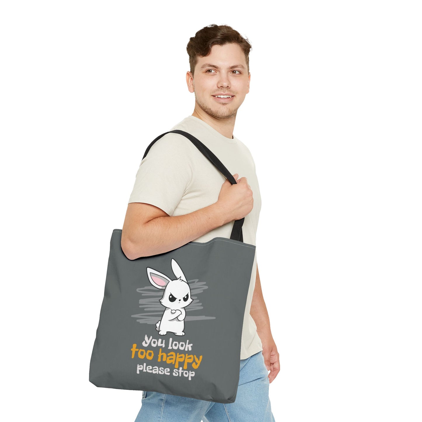 Grumpy Bunny Tote Bag