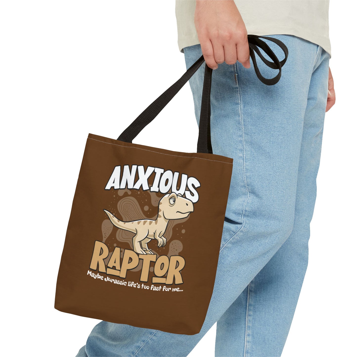 Anxious Raptor Tote Bag