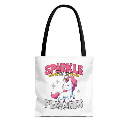 Sparkle On, Peasants Tote Bag