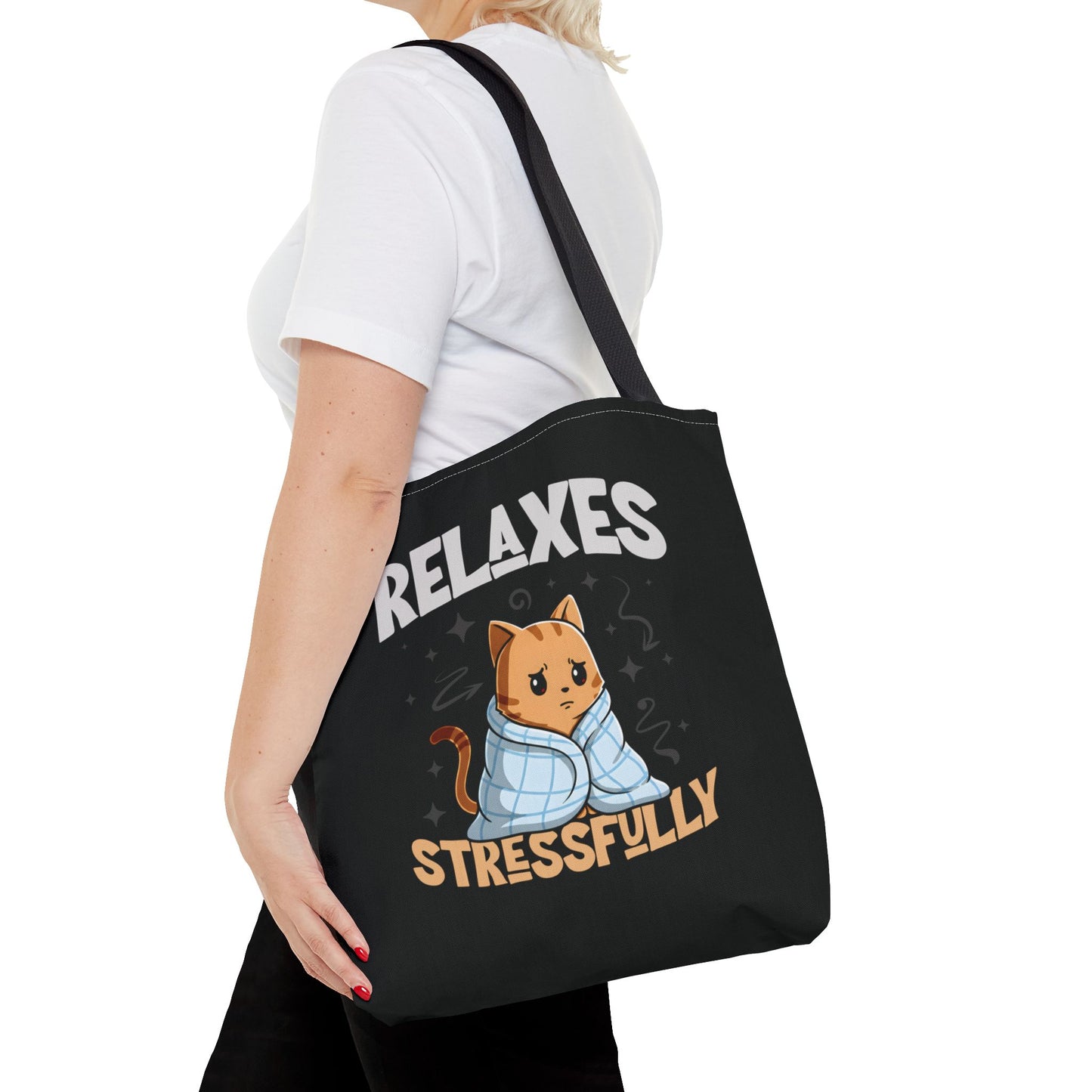 Relaxes Stressfully Tote Bag