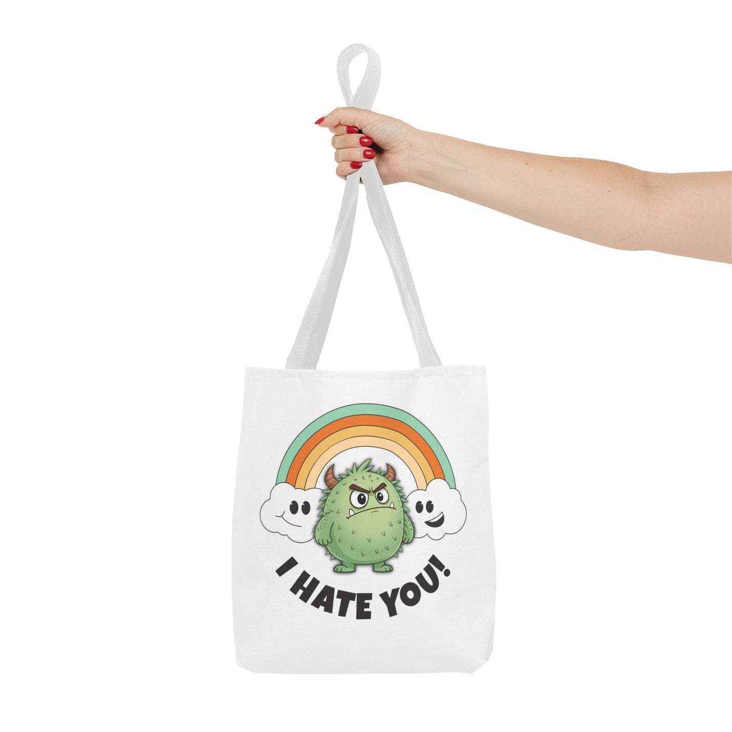 Annoyed Monster Tote Bag