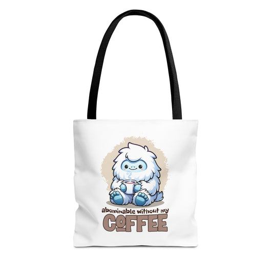 Abominable Coffee Yeti Tote Bag